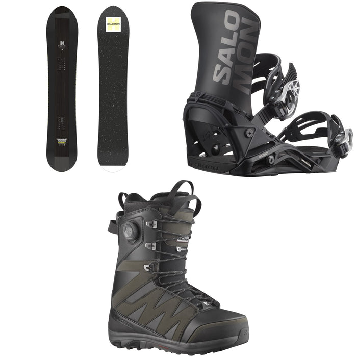 Salomon HPS - Sickstick Snowboard + District Snowboard Bindings + X Approach Lace SJ Boa Snowboard Boots 2026