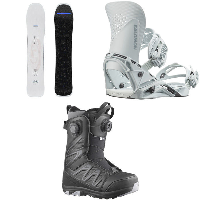 Salomon Jetstream Snowboard + Hologram Snowboard Bindings  + Ivy BOA SJ Snowboard Boots - Women's 2026