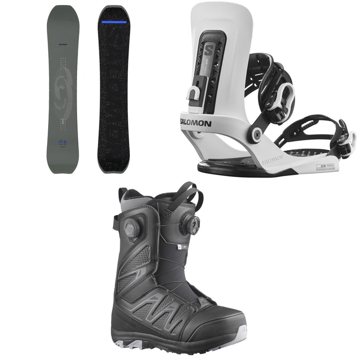 Salomon Highpath Snowboard + EDB Prime Snowboard Bindings + Ivy BOA SJ Snowboard Boots - Women's 2026