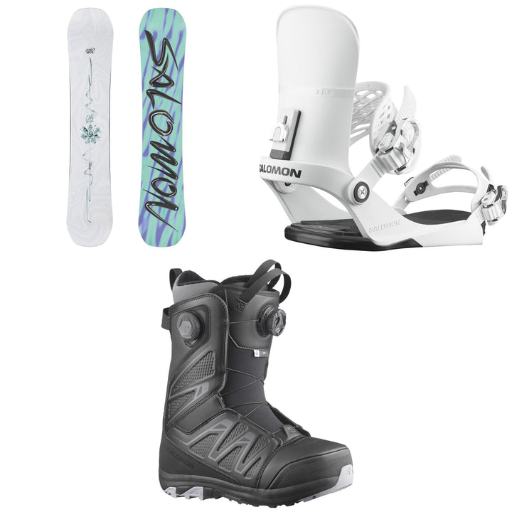 Salomon Oh Yeah Snowboard + EDB Snowboard Bindings + Ivy BOA SJ Snowboard Boots - Women's 2026