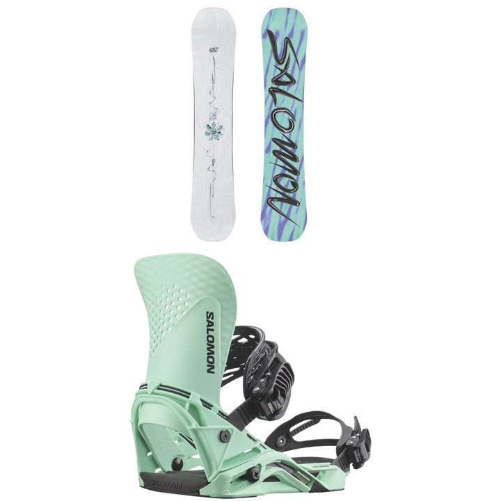 Salomon Oh Yeah Snowboard + Hologram Snowboard Bindings 2026