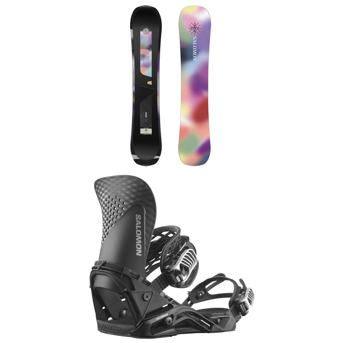 Salomon Wonder Snowboard + Hologram Snowboard Bindings - Women's 2026