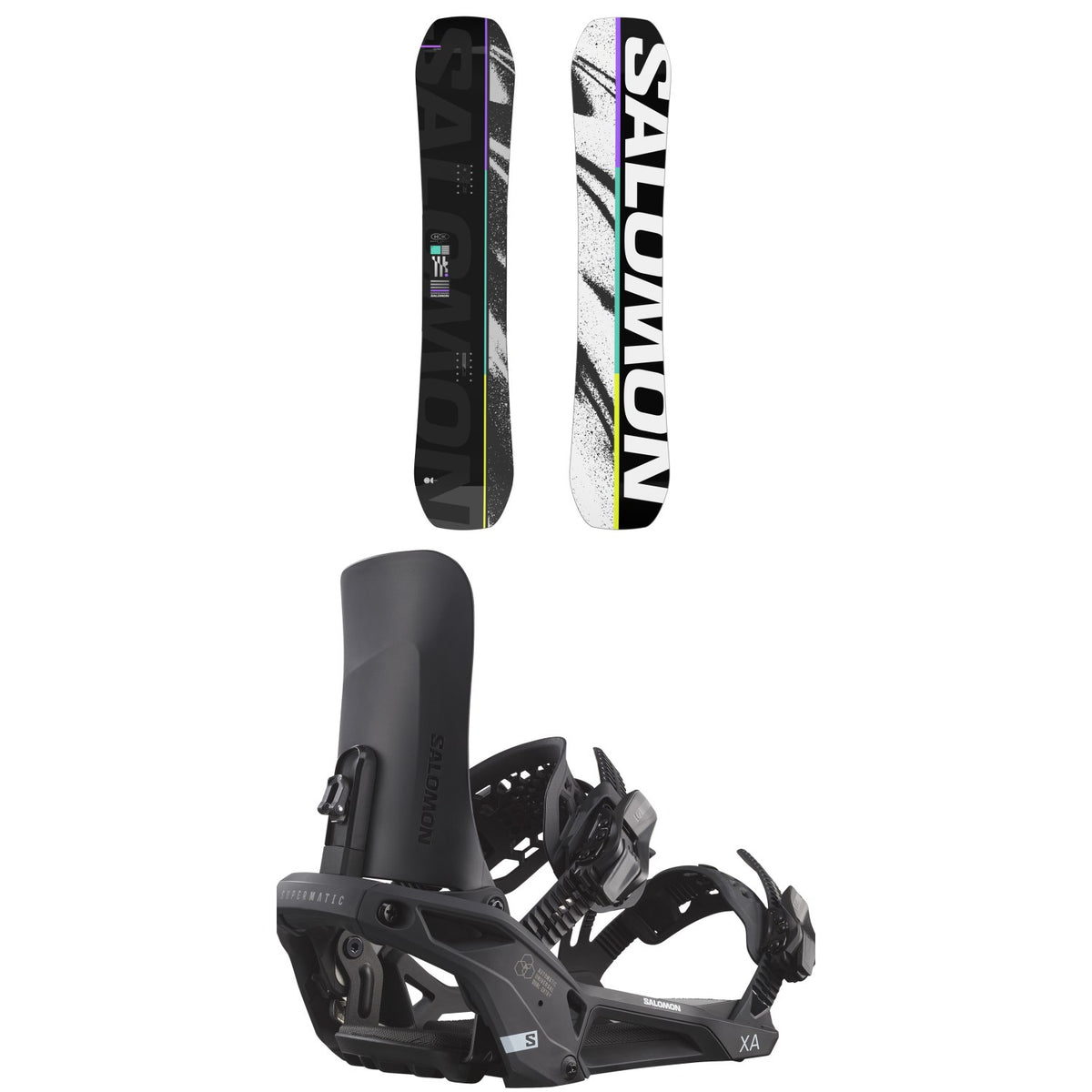 Salomon Huck Knife Pro Snowboard + XA Supermatic Snowboard Bindings 2026