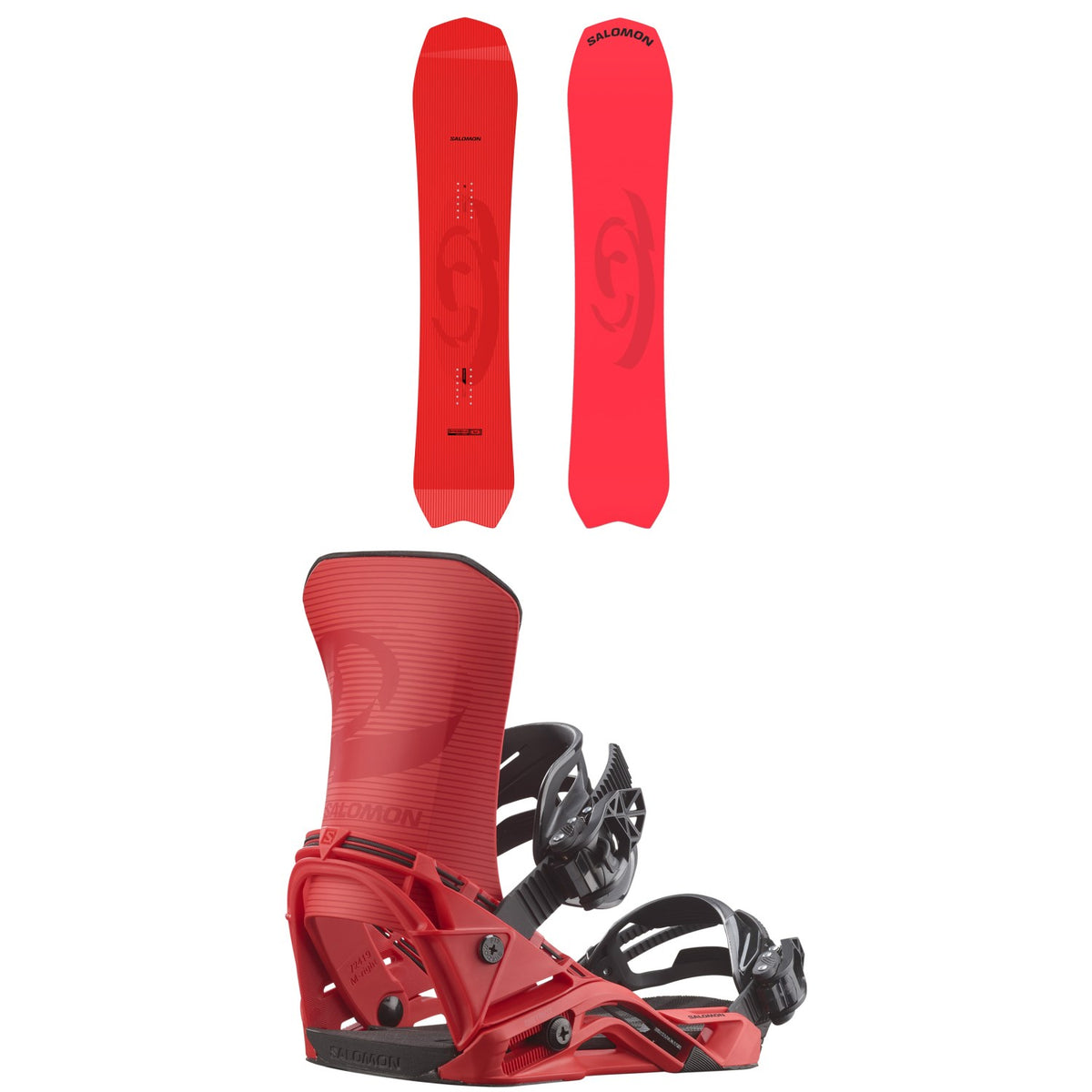 Salomon Dancehaul Snowboard + District Snowboard Bindings 2026