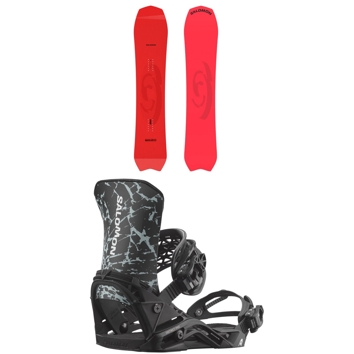 Salomon Dancehaul Snowboard + District Pro Snowboard Bindings 2026