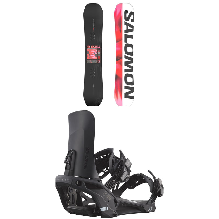 Salomon No Drama Snowboard + XA Supermatic Snowboard Bindings - Women's 2026