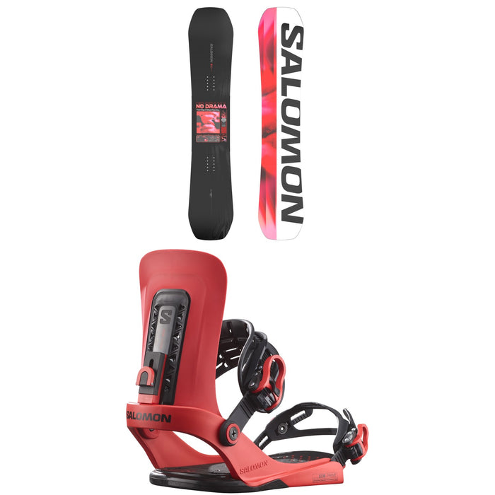 Salomon No Drama Snowboard + EDB Prime Snowboard Bindings - Women's 2026