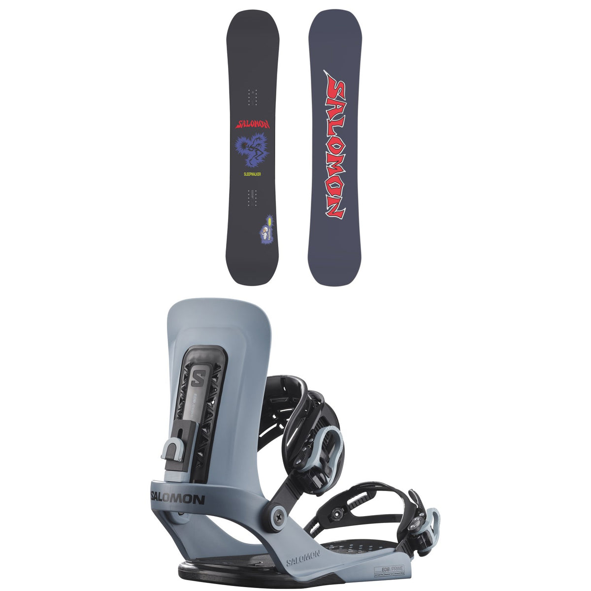 Salomon Sleepwalker Snowboard + EDB Prime Snowboard Bindings 2026