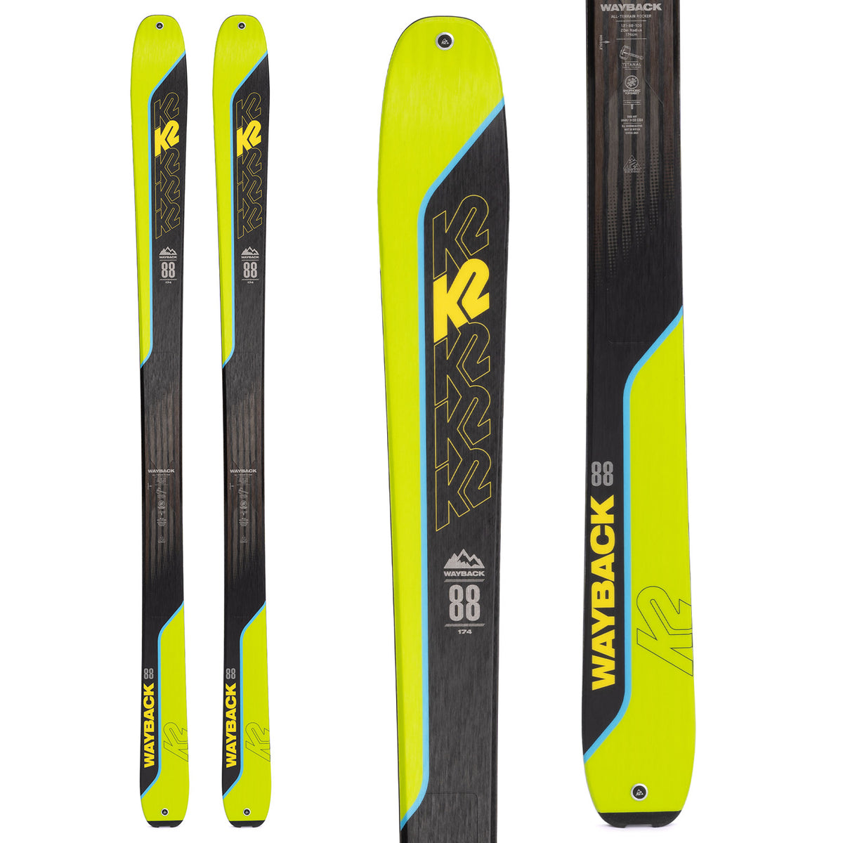 K2 Wayback 88 Skis 2021