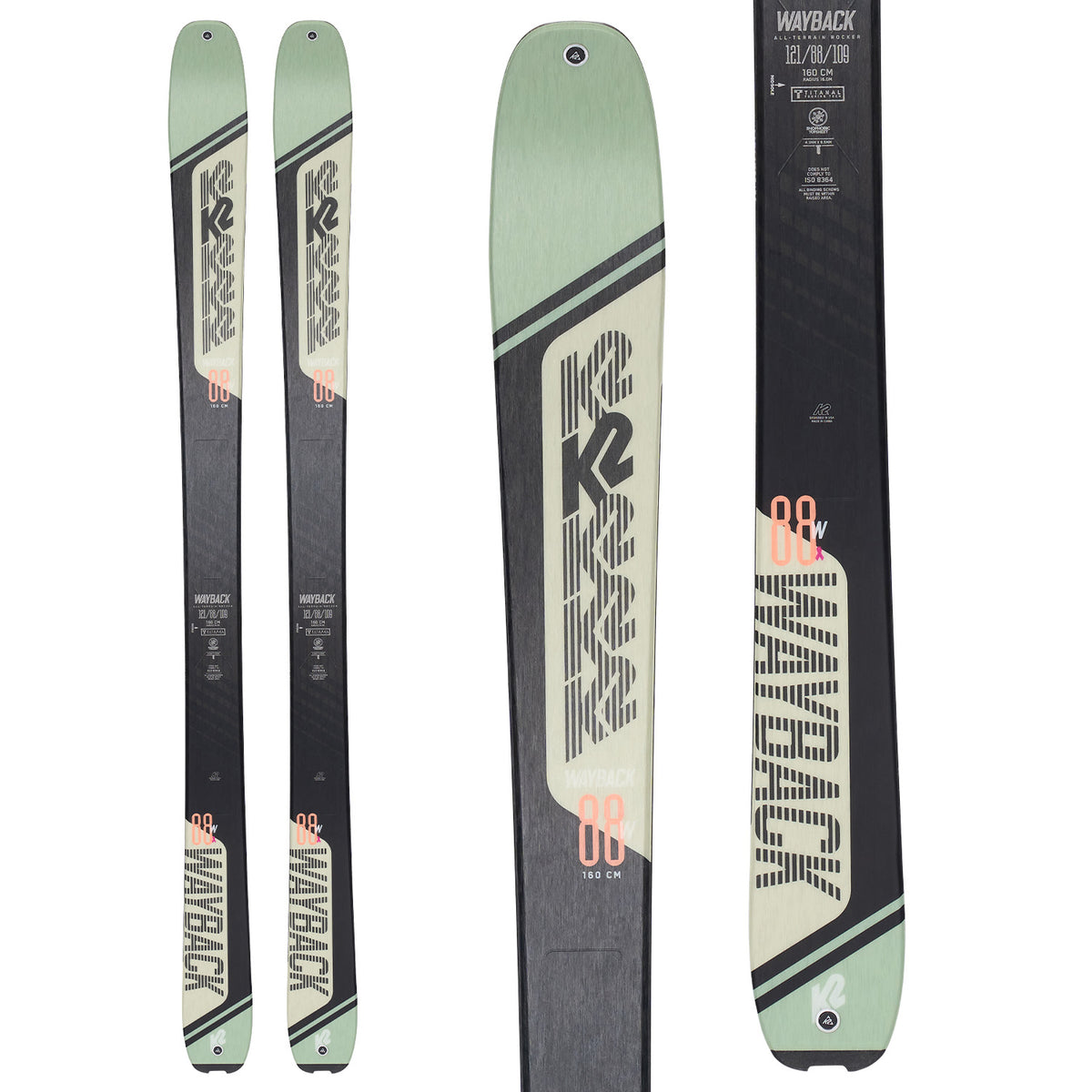 K2 Wayback 88 W Skis - Women's 2024