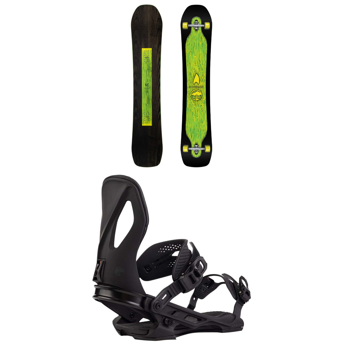 Arbor DK Park Pro Snowboard + Cypress Snowboard Bindings 2026