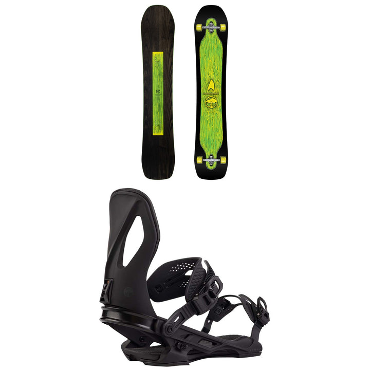 Arbor DK Park Pro Snowboard + Cypress Snowboard Bindings 2026