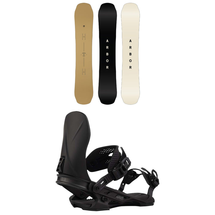Arbor Element Decon Snowboard + Hemlock Snowboard Bindings 2026