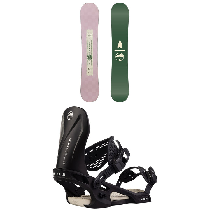 Arbor Cadence Snowboard + Acacia Snowboard Bindings - Women's 2026