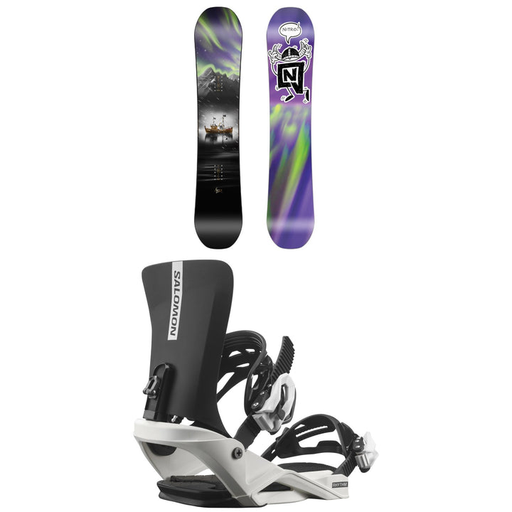 Nitro Future Team Pro x Marcus Kleveland Snowboard + Salomon Rhythm Jr Snowboard Bindings - Kids' 2026