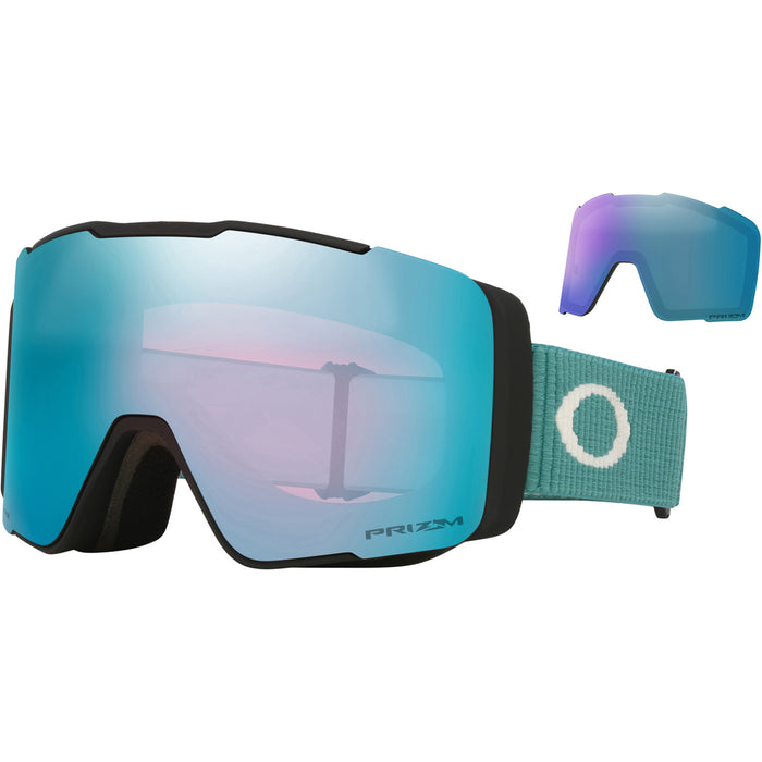 Oakley Line Miner Pro M Low Bridge Fit Goggles Pacific Corduroy/Prizm Sapphire+Prizm Iced Iridium