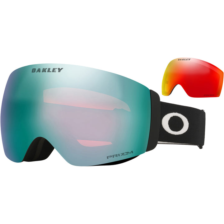 Oakley Flight Deck Pro M Goggles Matte Black/Prizm Sapphire + Prizm Torch Iridium