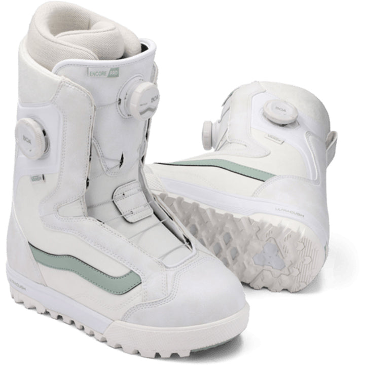 Vans Encore Pro Snowboard Boots - Women's 2026 30th Anniversary White/Gray Olive