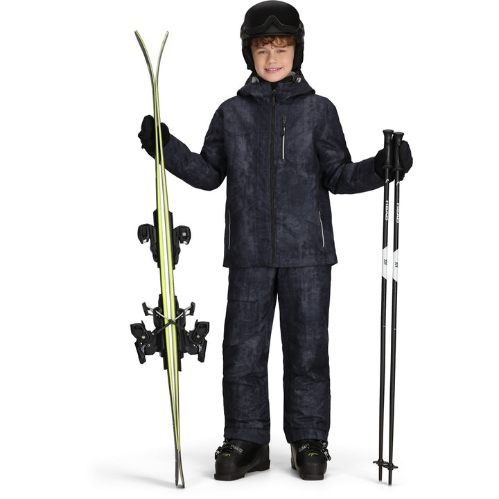 Obermeyer Gage Jacket - Boys' Steel Frost