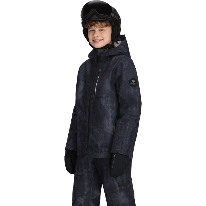 Obermeyer Gage Jacket - Boys' Steel Frost