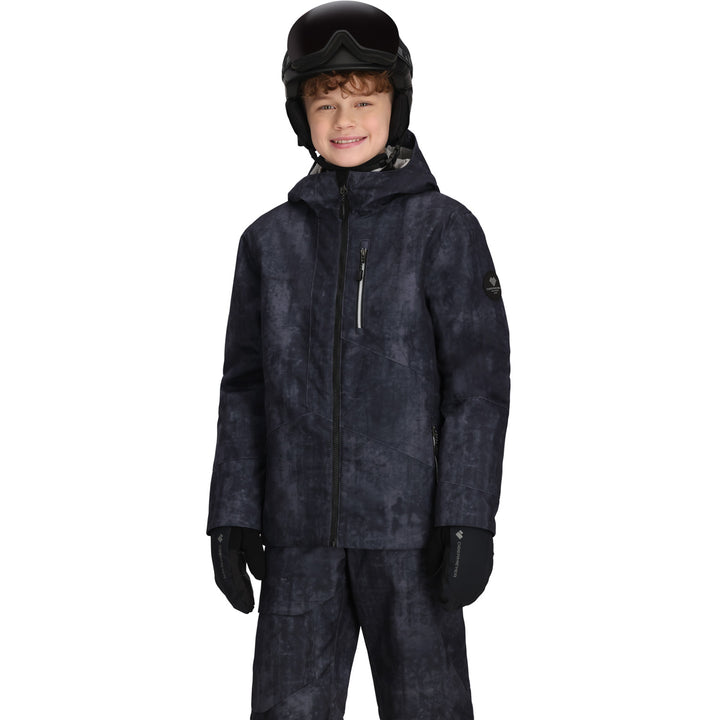 Obermeyer Gage Jacket - Boys' Steel Frost