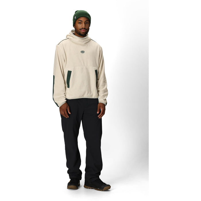 686 Clava Fleece Hoodie - Men's Limestone