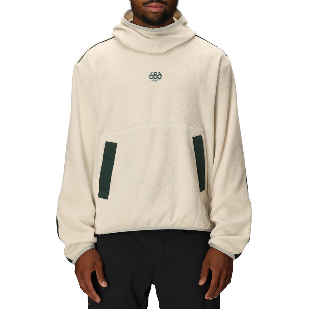 686 Clava Fleece Hoodie - Men's Limestone