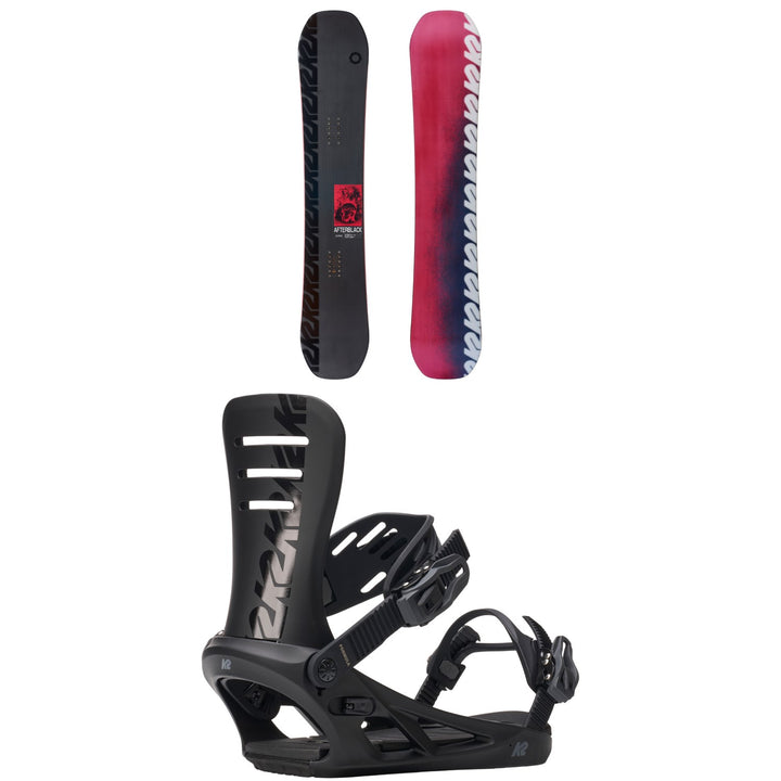 K2 Afterblack Snowboard + Formula Snowboard Bindings 2026