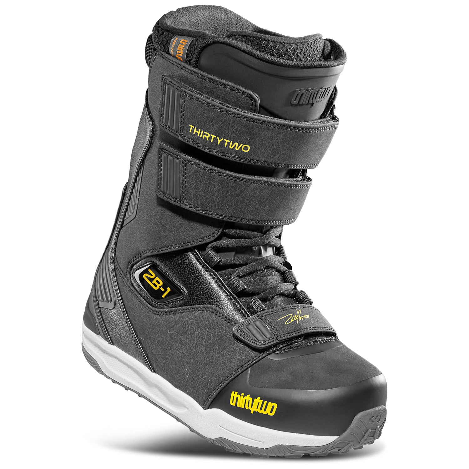 thirtytwo Men's ZB-1 Zeb Powell Snowboard Boots 2026 Black/Red / 9