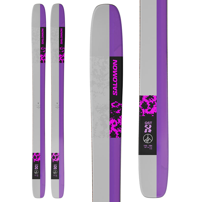 Salomon QST X Skis + Salomon S/Lab Shift² MN 13 Alpine Touring Ski Bindings 2025