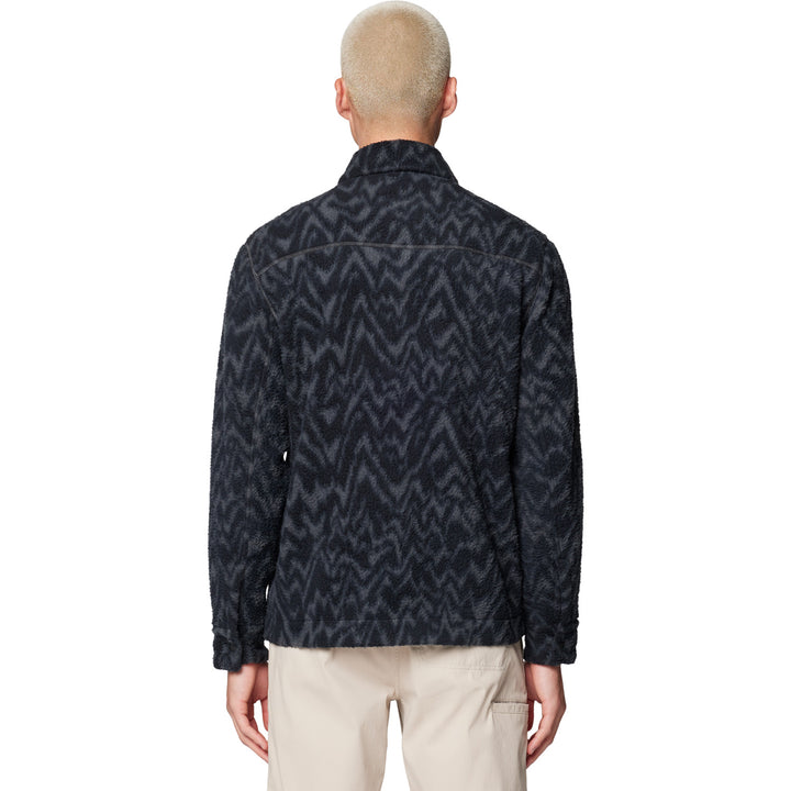 Mountain Hardwear HiCamp™ Fleece Shacket - Men's Volcanic Peaks XL Print