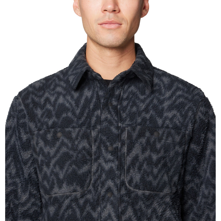 Mountain Hardwear HiCamp™ Fleece Shacket - Men's Volcanic Peaks XL Print