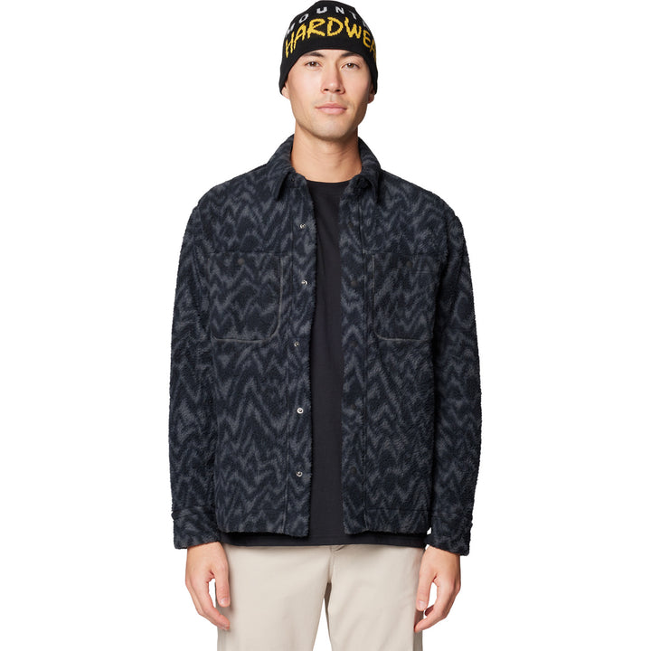 Mountain Hardwear HiCamp™ Fleece Shacket - Men's Volcanic Peaks XL Print