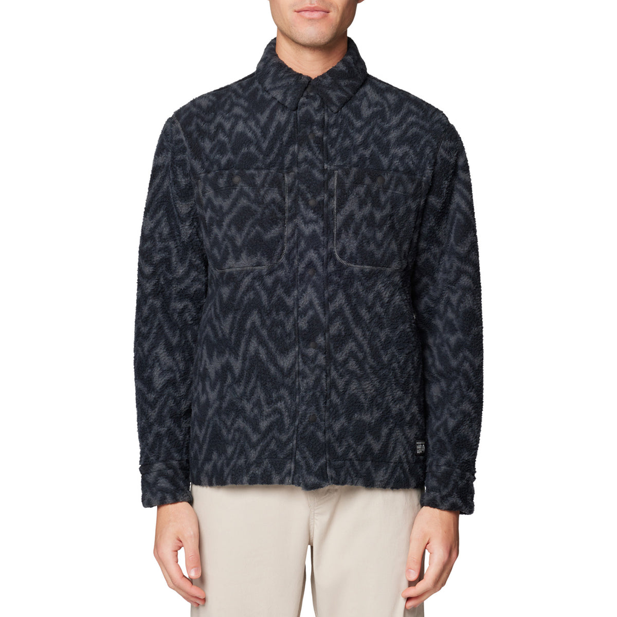 Mountain Hardwear HiCamp™ Fleece Shacket - Men's Volcanic Peaks XL Print