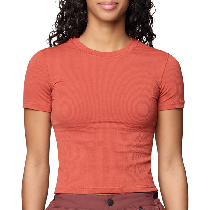 Mountain Hardwear Peak Knit™ Short Sleeve Shirt - Women's Mars Red