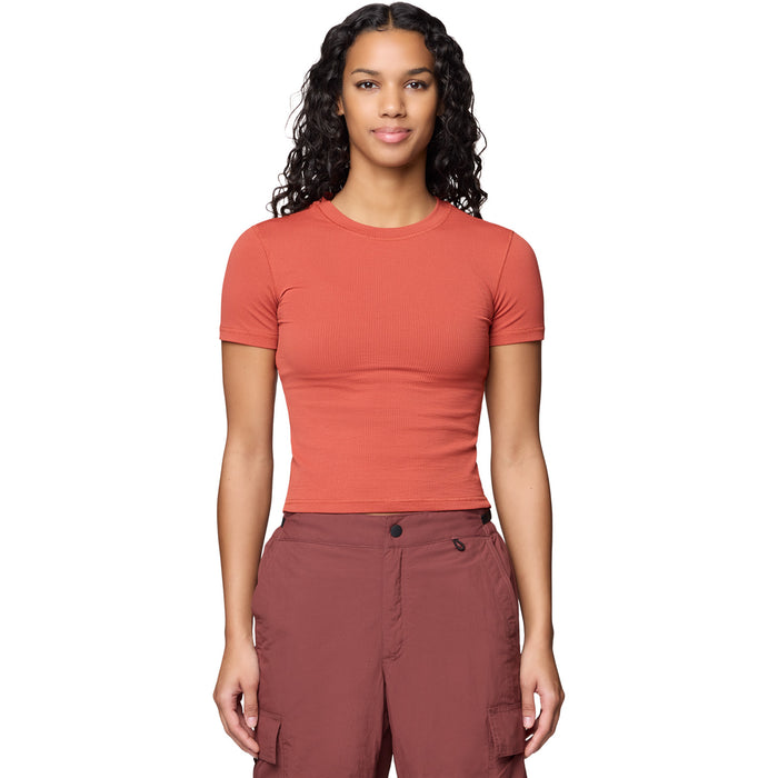 Mountain Hardwear Peak Knit™ Short Sleeve Shirt - Women's Mars Red