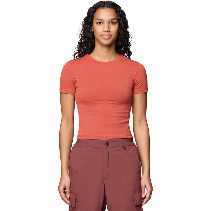 Mountain Hardwear Peak Knit™ Short Sleeve Shirt - Women's Mars Red