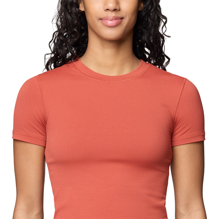 Mountain Hardwear Peak Knit™ Short Sleeve Shirt - Women's Mars Red