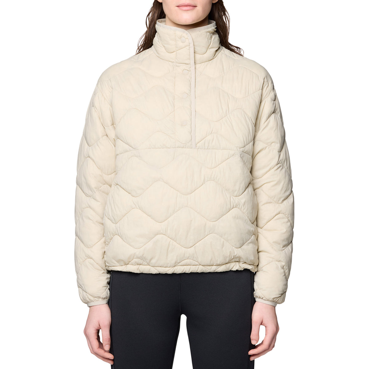 Mountain Hardwear Seek Out™ Snap Neck Pullover - Women's Fossil