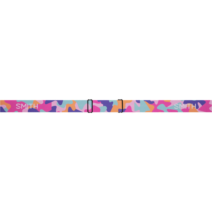 Smith Grom Goggles - Big Kids' Carnation Puzzle/Blue Sensor Mirror