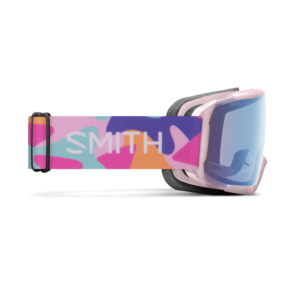 Smith Grom Goggle Carnation Puzzle / Blue Sensor Mirror