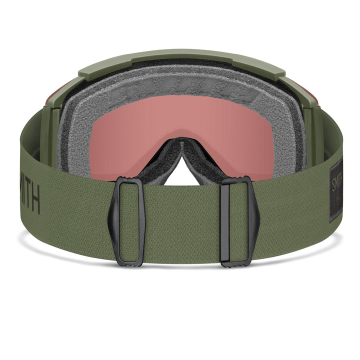 Smith Squad XL Goggles Fatigue Green/ChromaPop Everyday Red Mirror+ChromaPop Storm Yellow Flash