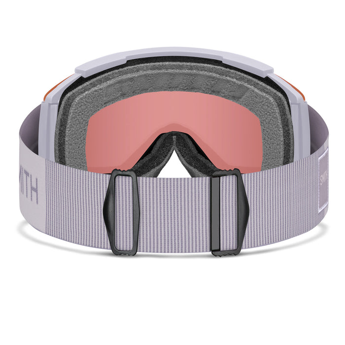 Smith Squad XL Low Bridge Fit Goggles Lunar Fog/ChromaPop Everyday Rose Gold Mirror+Chromapop Storm Rose Flash