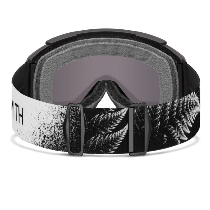 Smith Squad XL Low Bridge Fit Goggles Alice Robinson AC/ChromaPop Sun Platinum Mirror+ChromaPop Storm Yellow Flash