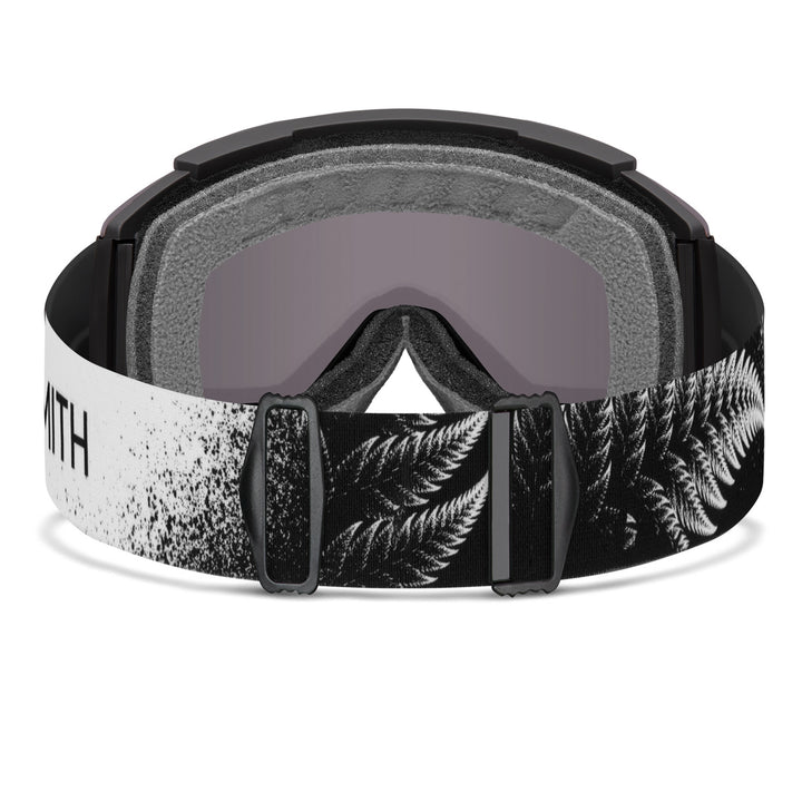 Smith Squad XL Low Bridge Fit Goggles Alice Robinson AC/ChromaPop Sun Platinum Mirror+ChromaPop Storm Yellow Flash