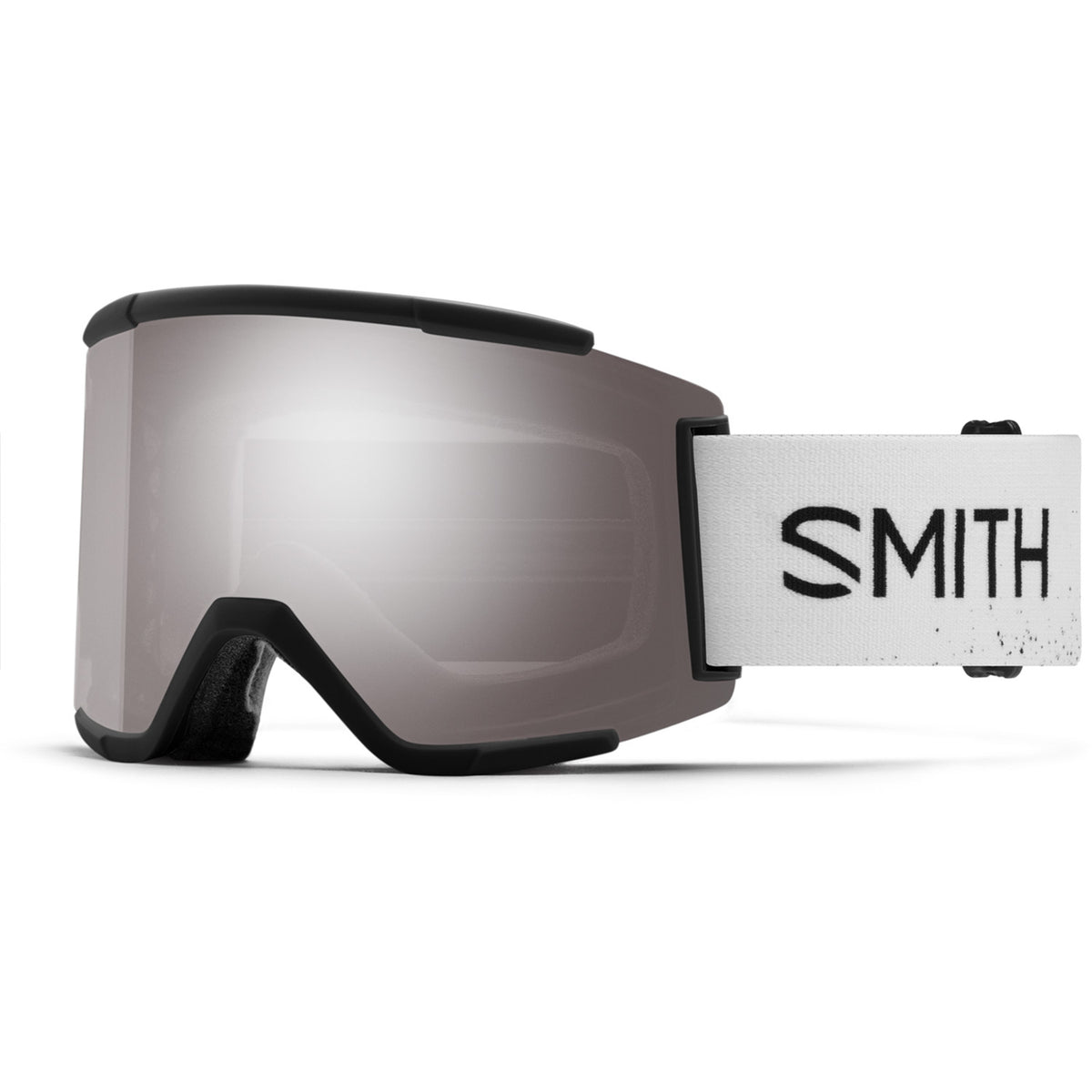 Smith Squad XL Low Bridge Fit Goggles Alice Robinson AC/ChromaPop Sun Platinum Mirror+ChromaPop Storm Yellow Flash