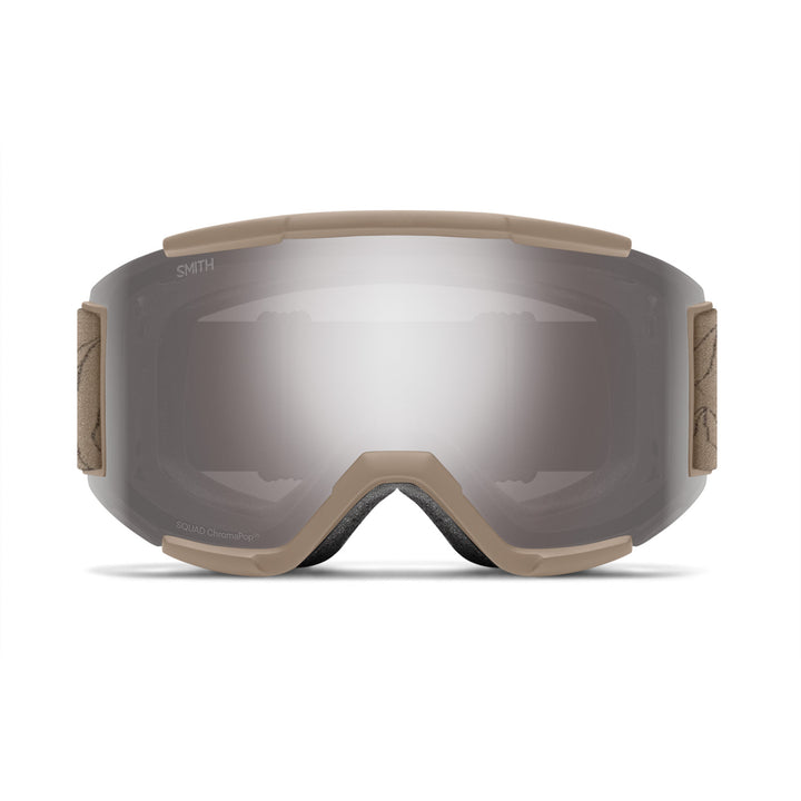 Smith Squad Goggles Bandit/ChromaPop Sun Platinum Mirror+Clear
