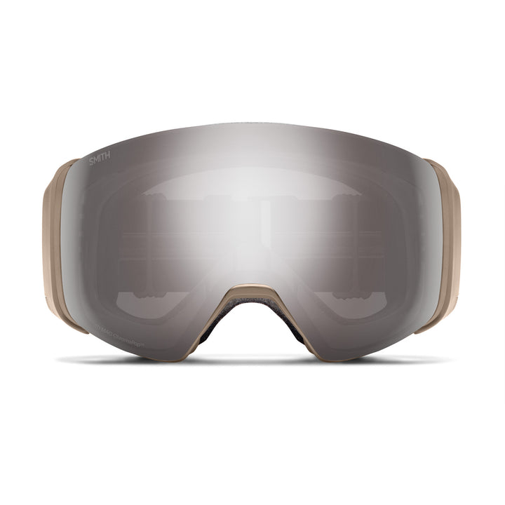 Smith 4D MAG Low Bridge Fit Goggles Bandit/ChromaPop Sun Platinum Mirror+Chromapop Storm Blue Sensor Mirror