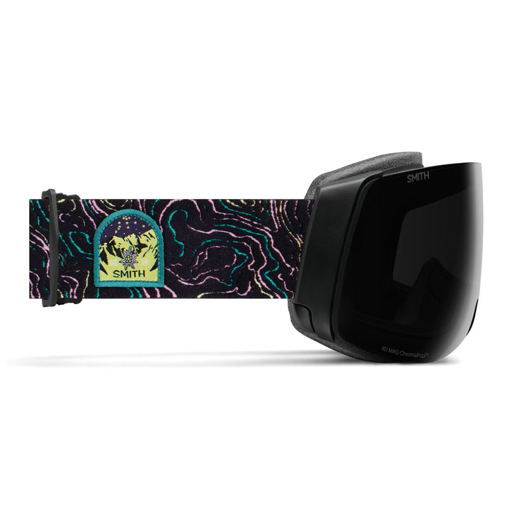 Smith 4D MAG Low Bridge Fit Goggles Marion Haerty AC/ChromaPop Sun Black+ChromaPop Storm Blue Sensor Mirror