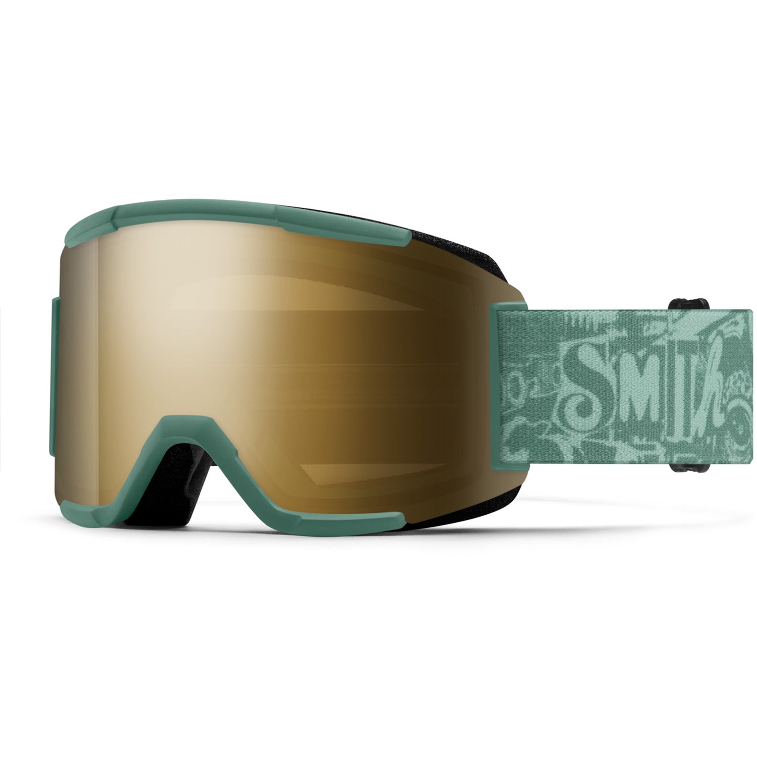 Smith Squad Low Bridge Fit Cactus Zine/ChromaPop Sun Black Gold Mirror Snow Goggles